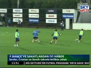 Fenerbahçe'ye Sakatlardan İyi Haber