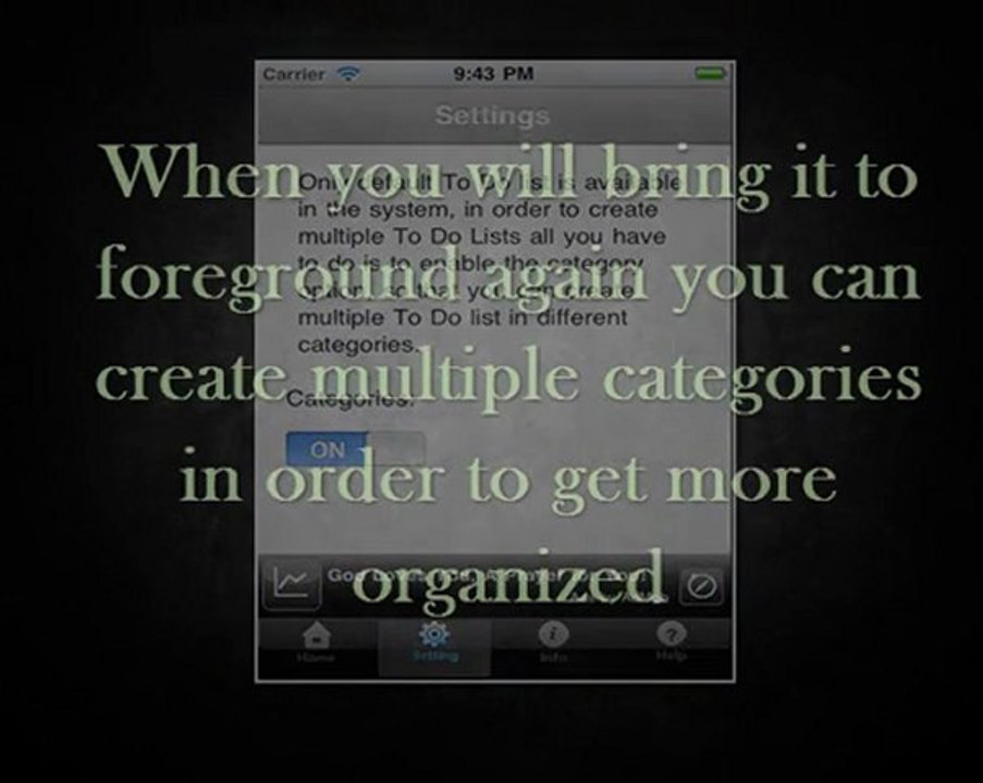 How to create multiple to do lists in iPhone application Next Task