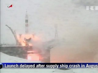 Rússia lança foguete com 3 a bordo