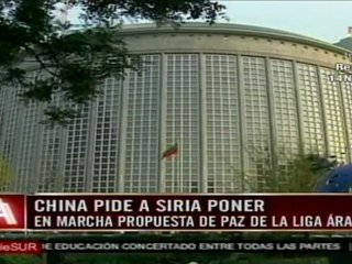 China apoya propuesta de Liga Árabe para Siria