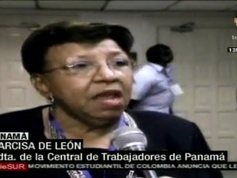 Trabajadores panameños hacen escuchar sus reivindicaciones