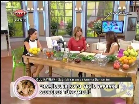 GÜLBEN - Gül Kaynak'tan Sağlıklı Hamileliğin Formülleri ve Badem Püresi Tarifi 14.11.11