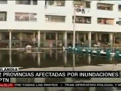 Son 22 las provincias tailandesas afectadas por el agua