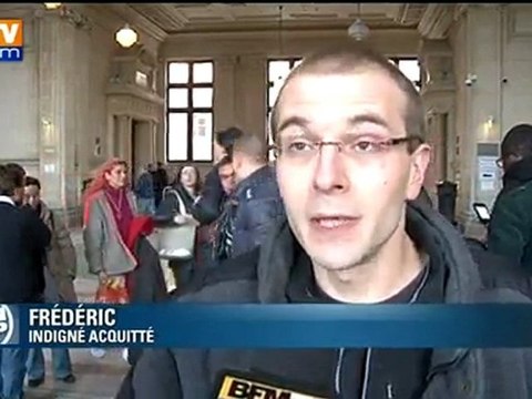 Les Indignés de la place de la Bourse relaxés