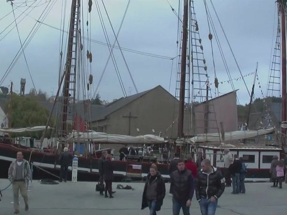 le port du légué lors du passage de Thalassa le 11 novembre 2011