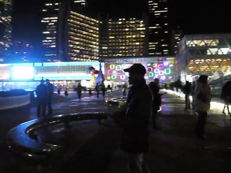 UMP	Tractage des JA 92 sur le parvis de la défense