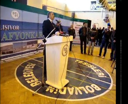 SU VE ORMAN BAKANIMIZ SN. VEYSEL EROĞLU BOLVADİN'DEKİ TESİSLER AÇILIŞ VE TEMEL ATMA TÖRENİNDE 2011/5