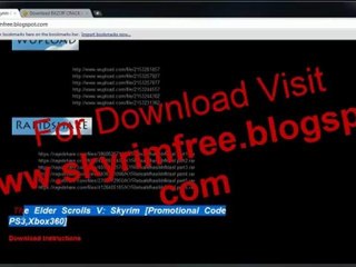 The Elder Scrolls V Skyrim PC Razor1911 FREE DOWNLOAD!!!