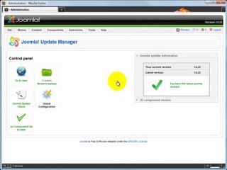 How to use J!Update for Joomla upgrade