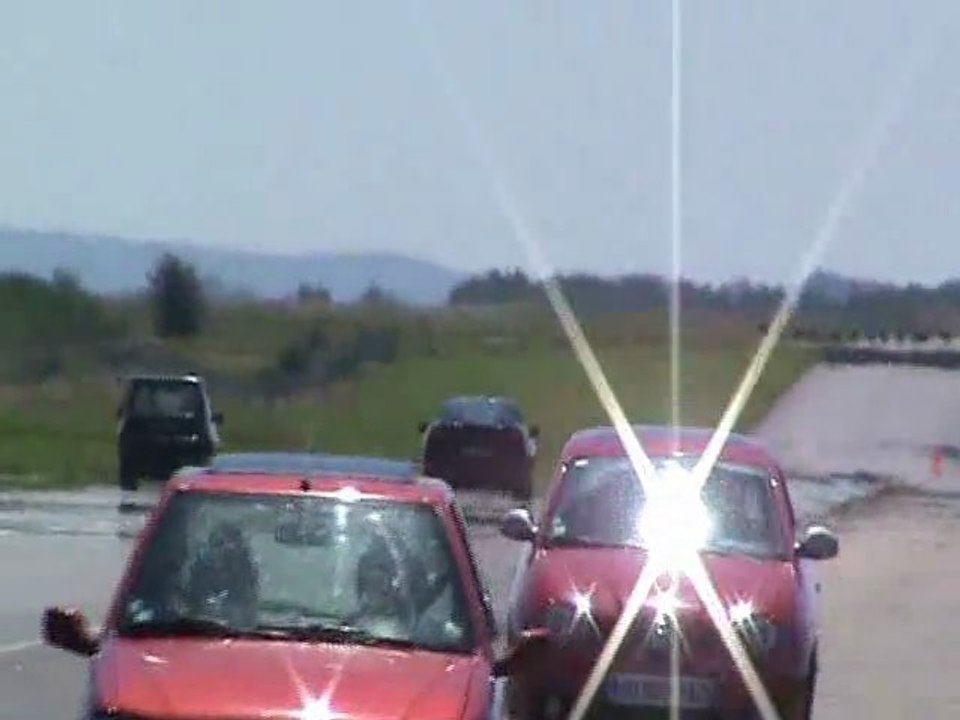 Renault super 5 gt turbo 1.5bar VS ALL CARS modified (  CORVETTE Z06 , PORSCHES, VW, SEAT,FORD)