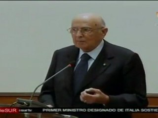 Napolitano pidió recuperar la confianza en la eurozona