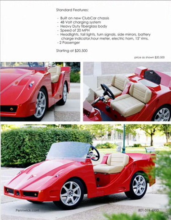 Custom Golf Cart Catalog