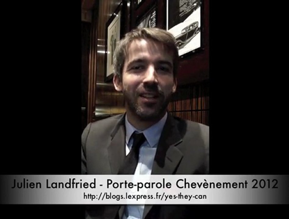 Le retour du "Chè" - Au café avec Julien Landfried Porte-parole de Chevènement 2012