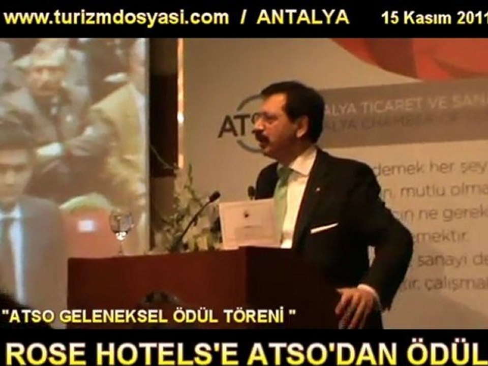 ROSE HOTELS’E ATSO’DAN ÖDÜL