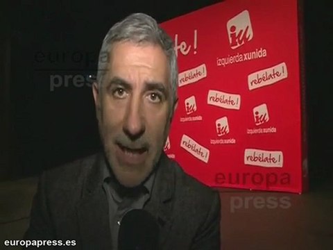 Llamazares: Las reformas laborales son armas de destrucción