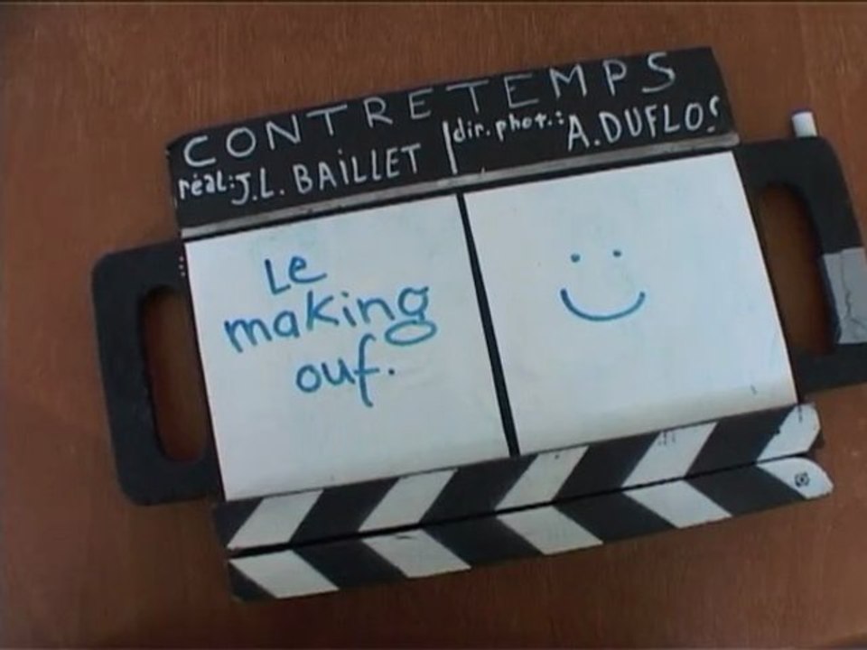 Le making ouf.  le bêtisier du court métrage Contretemps