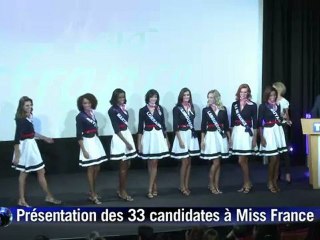Les 33 Miss France 2012 réunies à Paris