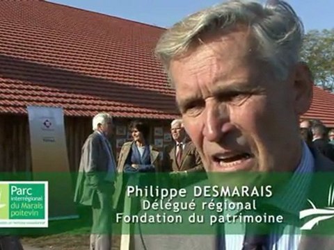 Inauguration de la fin des travaux de restauration des bâtiments de la briqueterie de La Grève sur Mignon