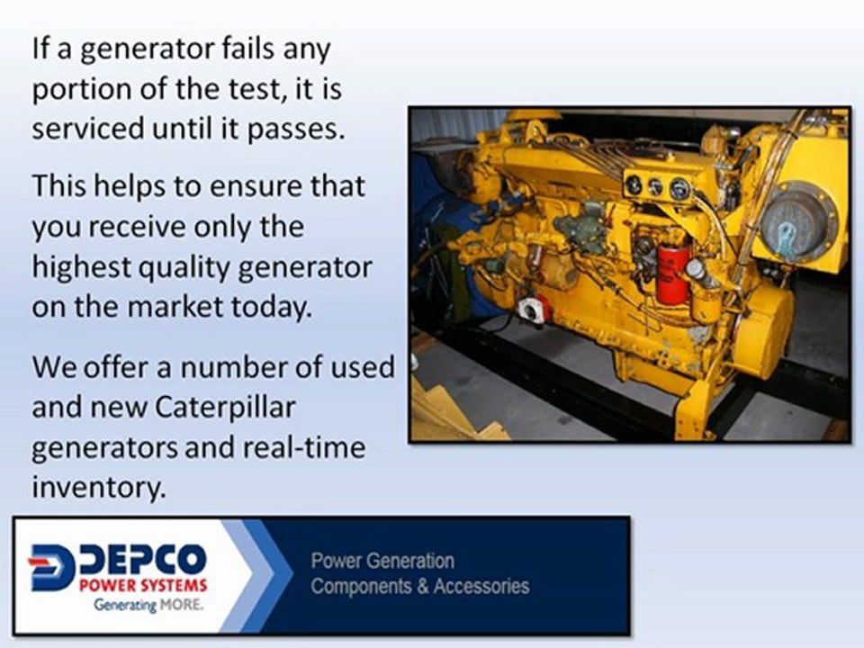 Used Caterpillar Generators from Depco Provide Quality and Affordability for Your Business