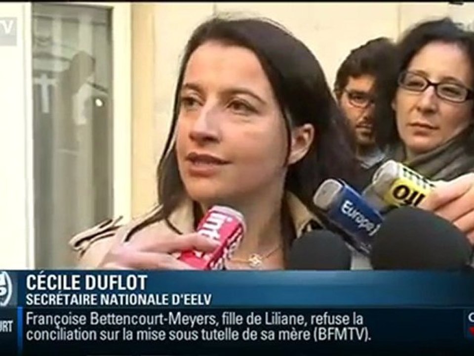 Cécile Duflot commente l'accord Verts-PS