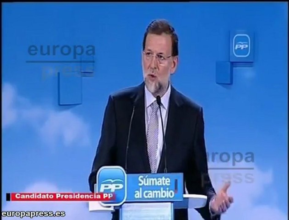 Rajoy y Rubalcaba miran a Europa