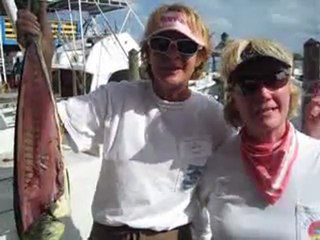 Ladies after catching dolphin!!