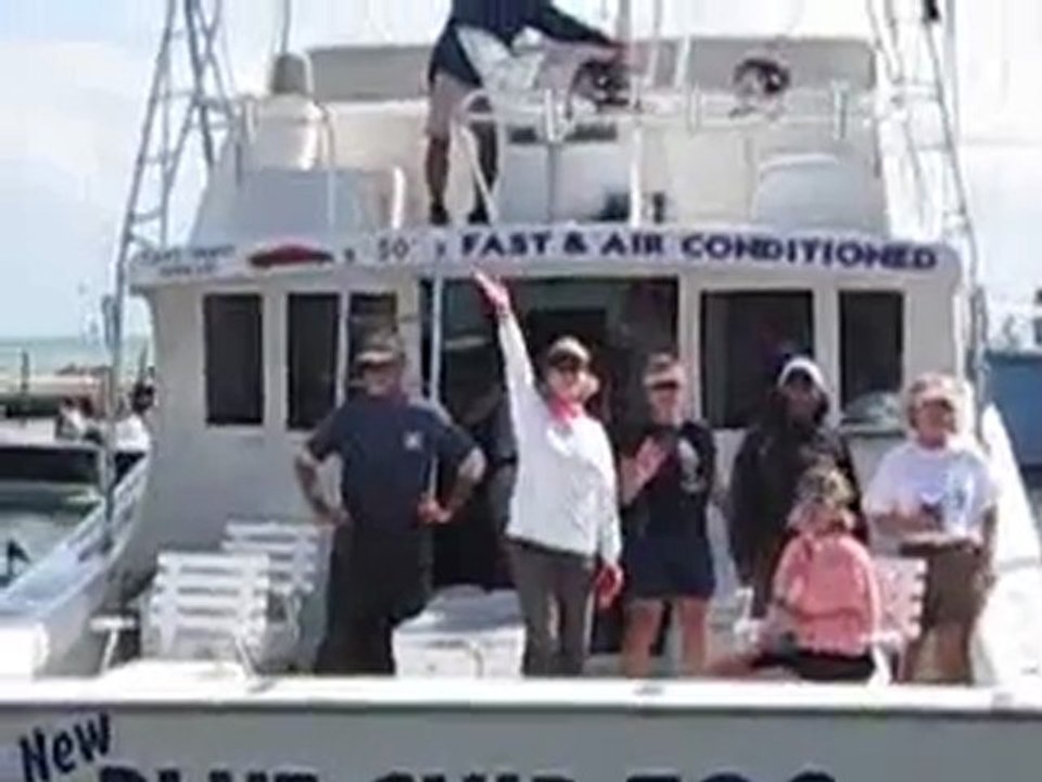 Ladies coming back from catching dolphins!
