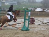 Jeanne et Flocon en concours d'Equifun à La Bonde 11-11-11