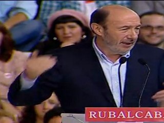 Rubalcaba: Los escaños no los deciden ni las encuestas ni los mercados