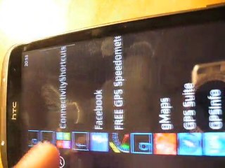 HTC 7 Mozart - ekran główny