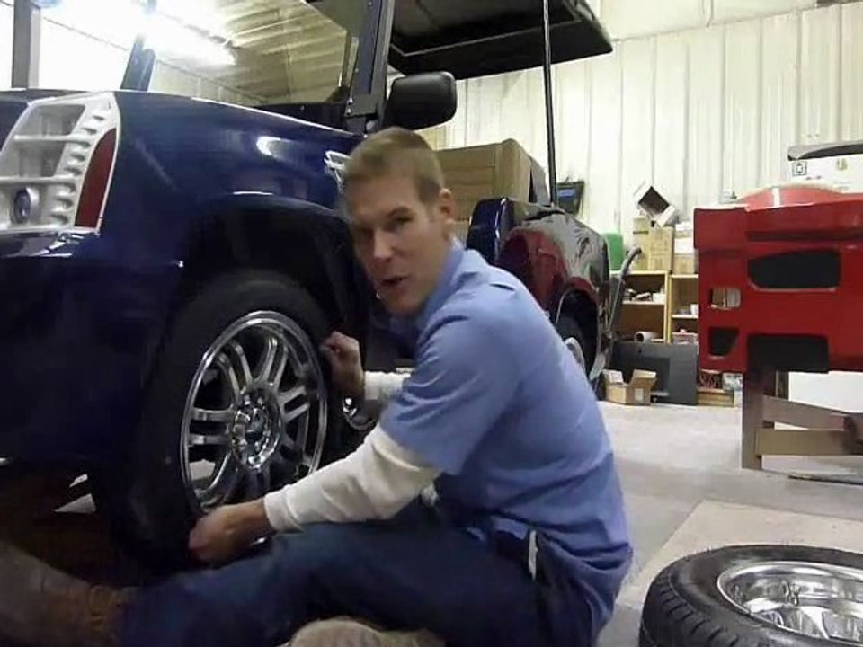 What is the difference between 12 and 15 inch rims on a golf cart