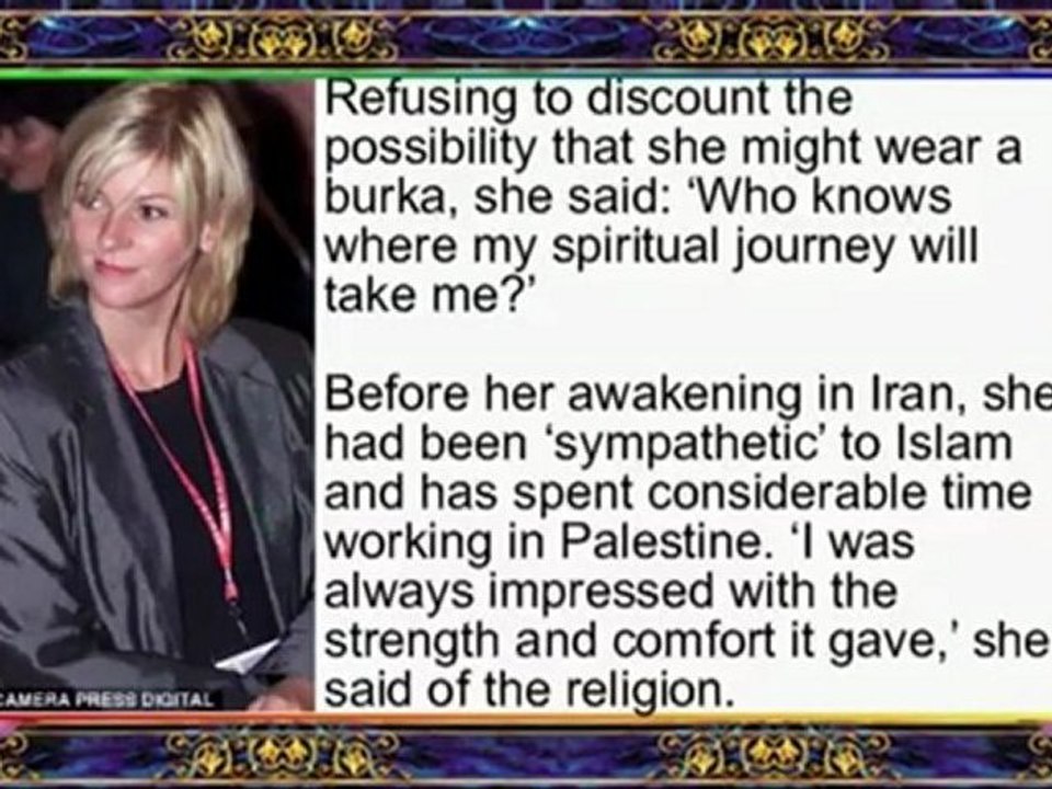 Why did Lauren Booth convert to Islam?