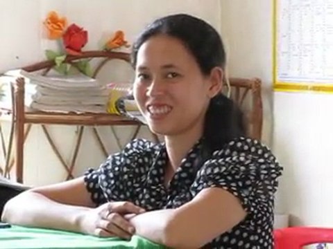 avec les élèves de Sambath