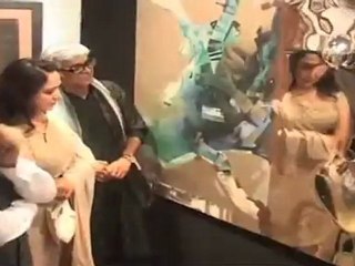 Hema Malini Unveils Sudip Roy's New Art Collection