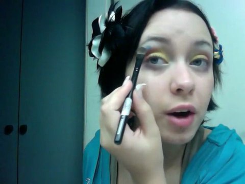 one day one makeup: maquillage des yeux oiseau du paradis