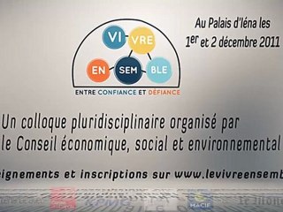 Colloque vivre ensemble - CESE