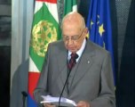 Quirinale - Incontro del Presidente Napolitano con i nuovi cittadini italiani