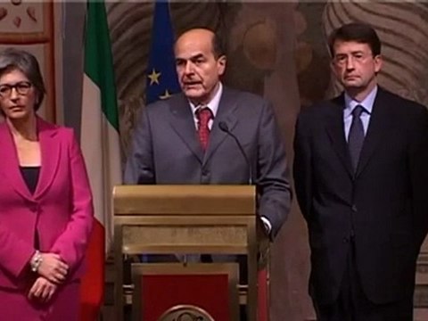Bersani - Intervento dopo consultazone con Monti (15.11.11)