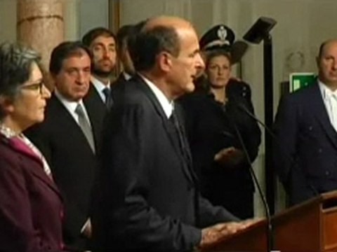 Bersani - Governo Monti - Prima di tutto l'Italia (13.11.11)