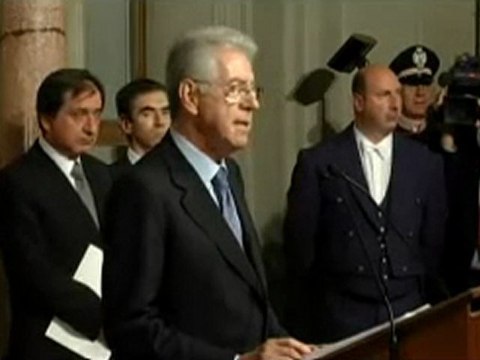 Monti - L'incarico per il nuovo Governo (13.11.11)