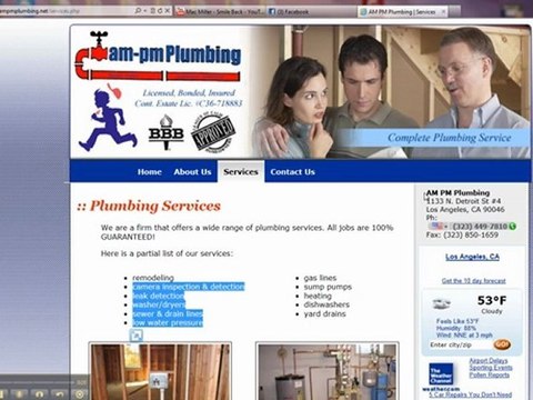 Plumbing West Hollywood | West Hollywood Plumber