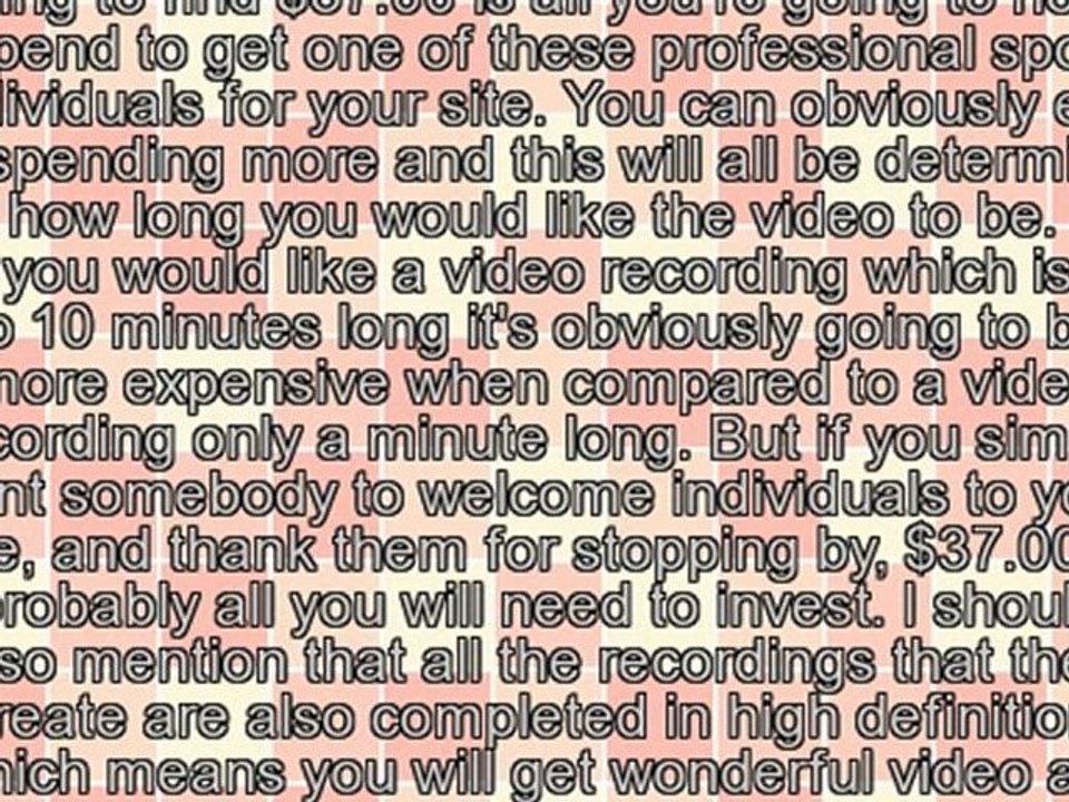 In This Article We Are Going To Be Taking A Look At The Website Talking Spokesperson Videos Program