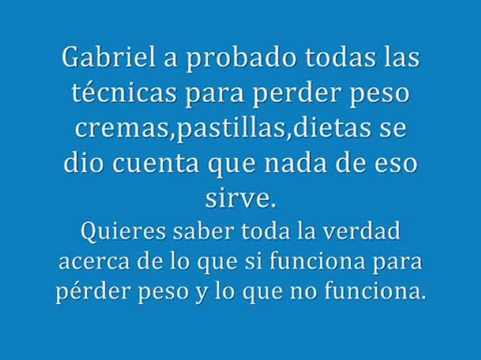 Como Adelgazar - Perder Peso Rapido