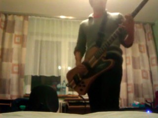 Próba nagrywania dźwięku z basu