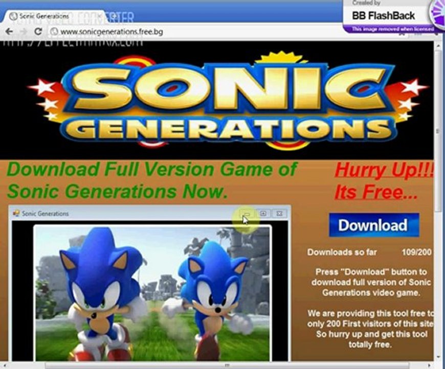 Sonic Generations TORRENT free download