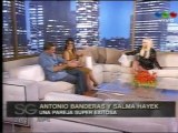 Exitoina.com - Susana Gimenez con Antonio Banderas y Salma Hayek