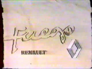 publicité Renault Fuego Venezuela 1983