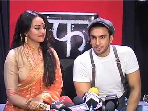 Ranveer And Sonakshi At The Launch Of The Film 'Lootera'