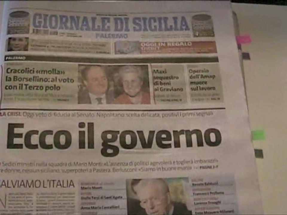 Rassegna stampa di giovedì 17 novembre 2011