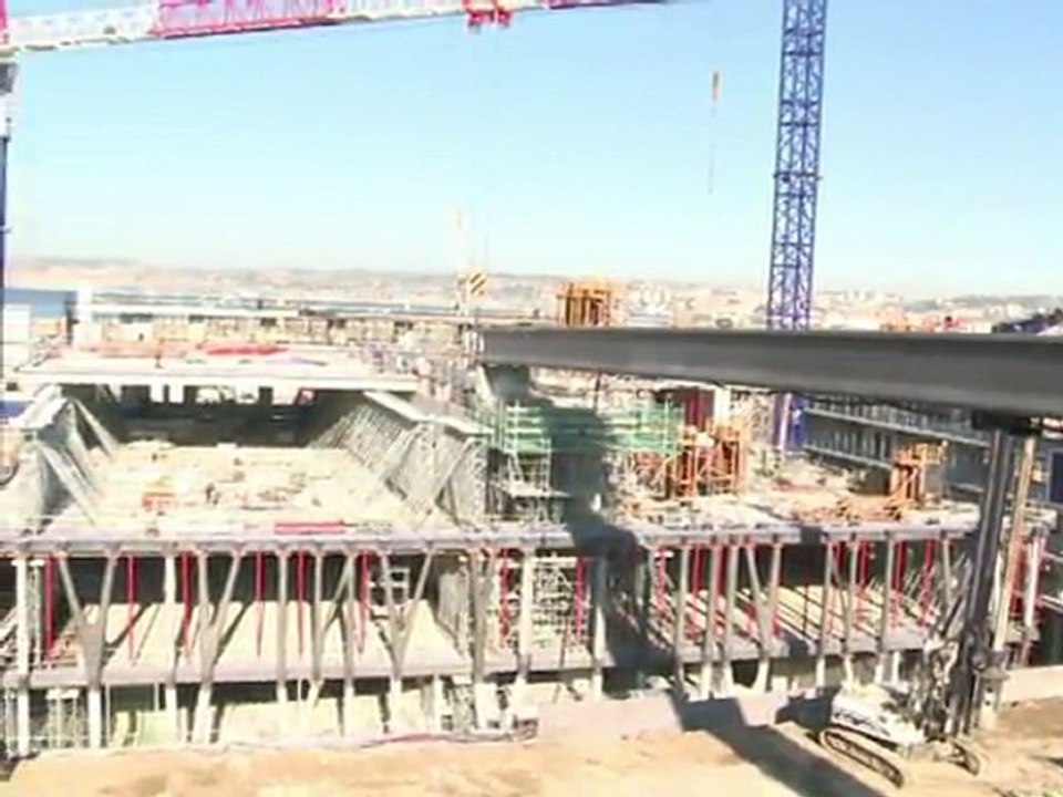 Marseille : le Mucem sort de terre
